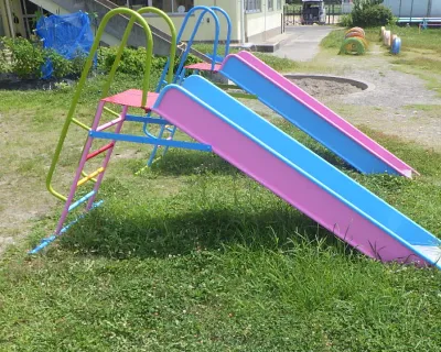 寄付した園庭遊具